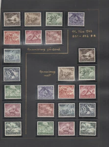 Deutsches Reich  No. 831/43   ** Gedenktag versch.  Gummierungen - Bild 1 von 1