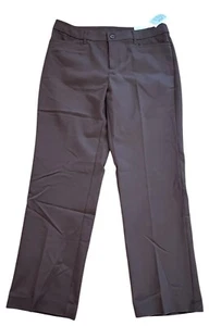 Pantalone Christopher & Banks The Perfect nuovo con etichette aderente marrone taglia 6 corto - Foto 1 di 8