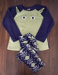 Star Wars YODA Sleepwear Set FLEECE Pajamas Pants Men's Women's Sz Medium M - Picture 1 of 1