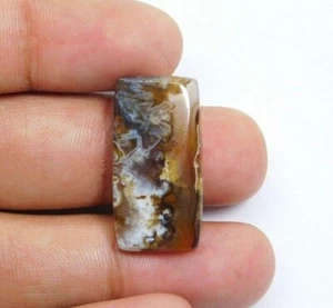 Piedra suelta cabujón piedra preciosa ágata en barra natural para joyería 24 quilates ME-3641 - Imagen 1 de 4