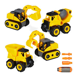 Baustellenfahrzeuge Kinder Bagger Spielzeug Kinderbagger Spielzeugset Minibagger