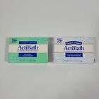 LOT OF 2 VINTAGE JERGENS ACTIBATH CARBONATED BATH TABLET RELAXING SOOTHING JAPAN