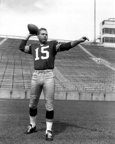 Green Bay Packers BART STARR Glossy 8x10 Photo at Lambeau Field Print Poster Cover