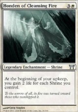 HONDEN OF CLEANSING FIRE Champions of Kamigawa MTG Magic Cards DJMagic
