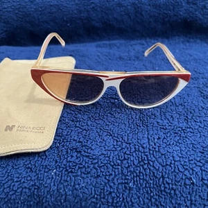 Vintage 1970s Nina Ricci Paris Hand Made Sunglasses - Picture 1 of 7