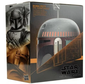 Star Wars Black Series Boba Fett Re-Armored Premium Electronic Helmet Life Size - Picture 1 of 11