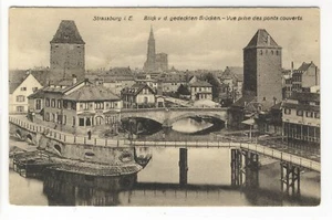 AK Strasbourg, Strassburg, Alsace, Blick v. d. gedeckten Brücken, um 1910 - Bild 1 von 2