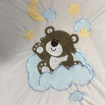 Little Miracles Oso de Peluche Bebé Niño Manta Nubes Amarillas Luna Estrellas Costco Foto 1 de 4