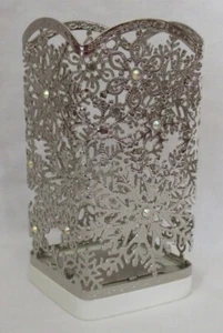 Soporte funda jabón Bath & Body Works NAVIDAD/VACACIONES gema COPOS DE NIEVE iridiscente - Imagen 1 de 4