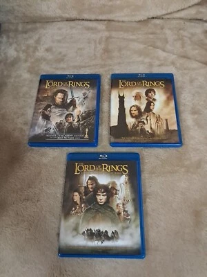 The Lord of The Rings: The Motion Picture Trilogy (Blu-Ray + DVD) 3 Movies Foto 1 de 4