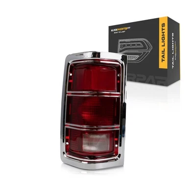 Lente de luz trasera cromada del lado del conductor para camioneta Dodge 1981-1987 CH2808104 Foto 1 de 4