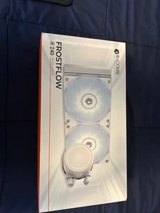 ID-COOLING FrostFlow x 240 AIO CPU Flüssigkeitskühler 240mm Radiator, weiße LED - Bild 1 von 5