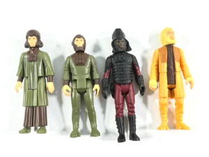 lot (x4) Planet of the Apes Reaction Super 7 loose Action Figure - Picture 1 of 5