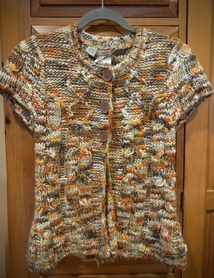 Suéter Cárdigan O'Neill Vintage Multicolor Manga Corta Talla L - Hogar Libre de Humo Foto 1 de 4