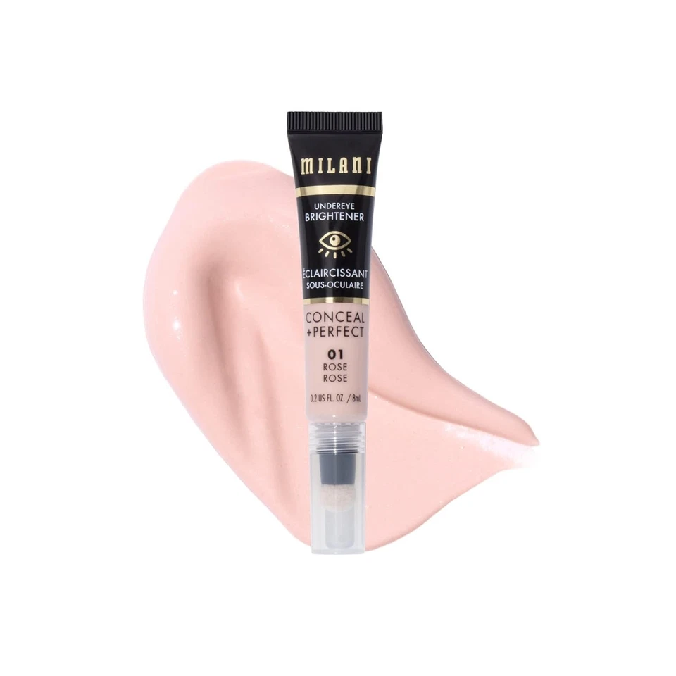 Milani Conceal Undereye Brightener 0.2 Fl Oz (Pack of 1) 01 Rose