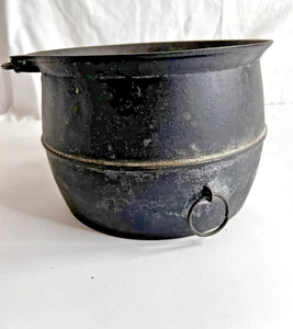 Vintage Griswold Erie No 8 Gusseisen Wasserkocher Topf Kessel Bügelgriff Lagerfeuer - Bild 1 von 24