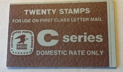 U.S. Partial BOOKLET OF 19 SCOTT #BK141 1981 RATE CHANGE 'C' EAGLE MINT - Image 1 of 3