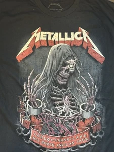 METALLICA SHIRT LARGE LANDOVER MARYLAND 5/27/2025 NORTHWEST STADIUM WASHINGTON - Picture 1 of 3