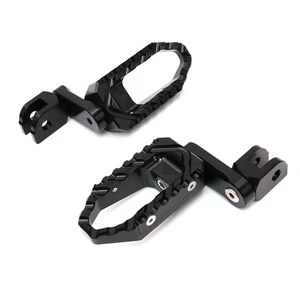 1.5" Lowered Black Front Highway Foot Pegs For Z1000 03-06 07 08 09 10 11 12 13 - Picture 1 of 6