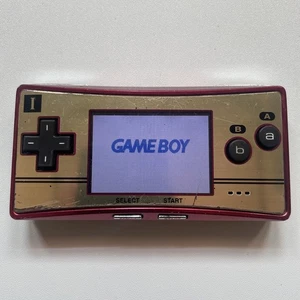 Nintendo Gameboy Micro Mario 20th Anniversary Edition NTSC Japan - Console Only - Picture 1 of 11