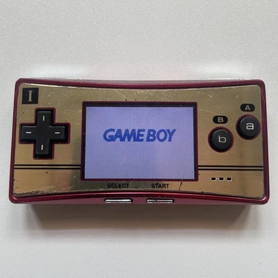 Nintendo Gameboy Micro Mario 20th Anniversary Edition NTSC Japan - Console Only - Image 1 of 4