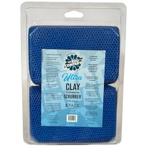 The Rag Company 0406-ULTRA-CLAY-SCRUB-2PK The ULTRA Clay Scrubbers AZUL (PAQUETE DE 2) - Imagen 1 de 2