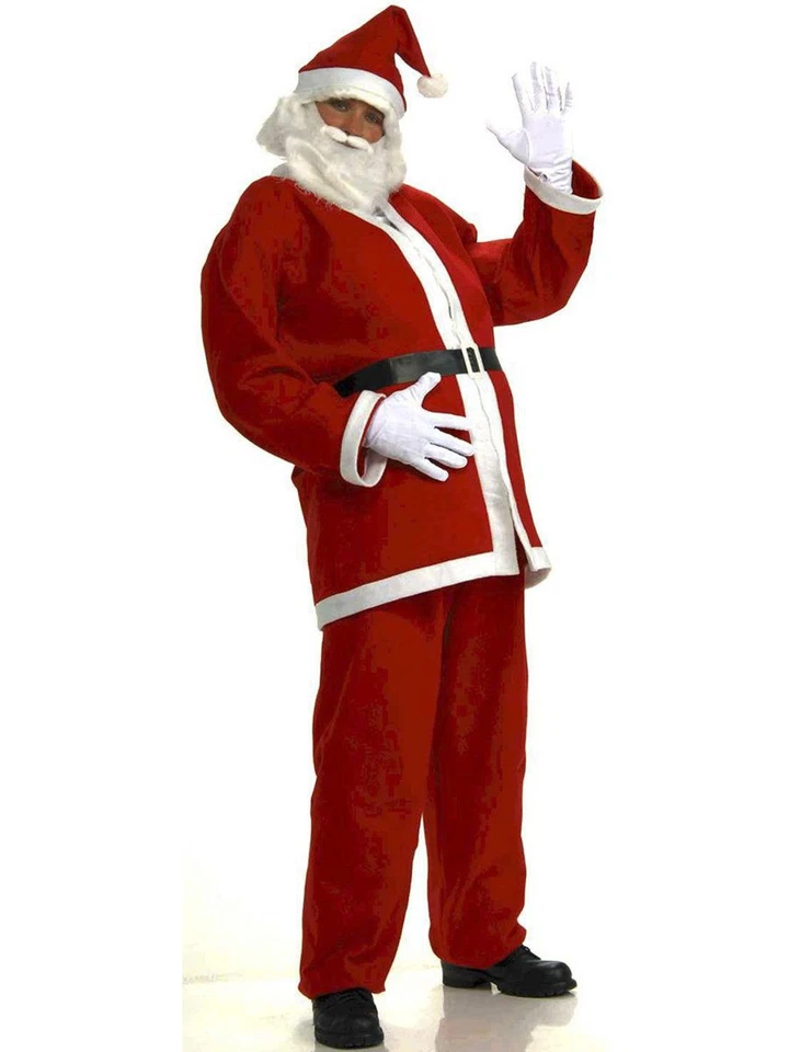 Simply Santa Suit Holiday Costume - Men's Plus Sizes - Image 1 of 4