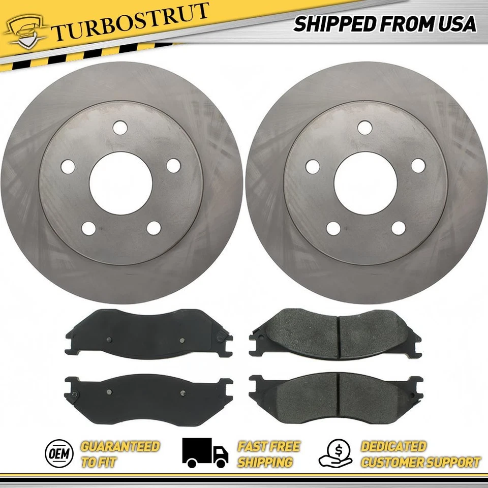 Kit de pastillas de freno delanteras OE para Dodge Ram 1500 2002 3,9 L Foto 1 de 2