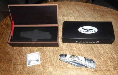 Navaja de Bolsillo Falkner American Mint Edición Aniversario Vida Silvestre, Pez 5278174 Foto 1 de 4