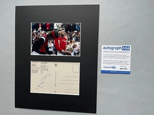 Autógrafo BJÖRN BORG leyenda 11x Grand Slam firmado pasepartout 10x12 + Certificado de autenticidad - Imagen 1 de 2