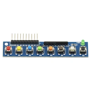 8 unabhängige Tasten Tastenmodule mit LED Anzeige Tastaturmodule für Arduino - Bild 1 von 4