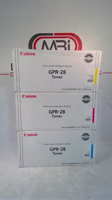 Canon imageRUNNER C1022/C1030 Series GPR-28 Color Toner Set Cyan/Magenta/Yellow - Image 1 of 4