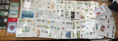 Jersey mint stamps £352.80 face value large selection for collection or postage Cover