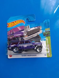 64 Chevy Nova Wagon Gasser 145 🔥 1:64 2023 Michelin HW Gassers u5 - Picture 1 of 3