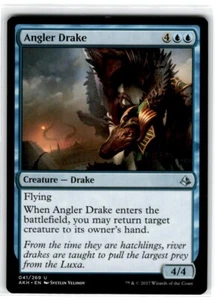Magic The Gathering Angler Drake Magic The Gathering poco común ligeramente jugado - Imagen 1 de 2