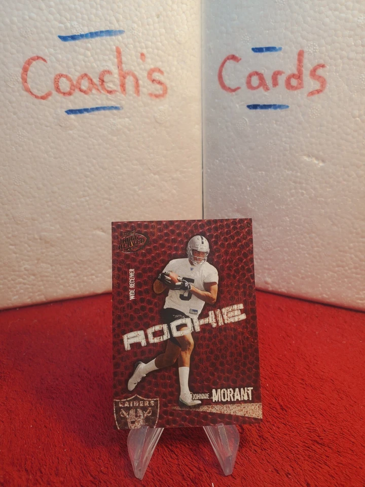 2004 Hogg Heaven ROOKIE #/750 Johnnie Morant Oakland Raiders  - Image 1 of 3