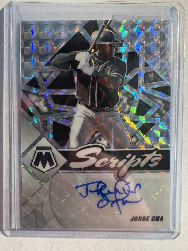 K316,171 -  2022 Panini Mosaic Scripts #71 Jorge Ona Auto - Image 1 of 1
