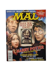 Revista MAD #443 Cubierta #1 Julio 2004 Harry Potter VH1 Detrás de la Música Queer Eye - Imagen 1 de 3