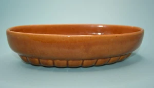 HAEGER Pottery USA # 74 Rust Brown oval Planter - Picture 1 of 8