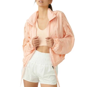 FREE PEOPLE MOVEMENT WOMENS WAY HOME PACKABLE JACKET PEACHES SIZE XS NWT $90 - Picture 1 of 4