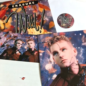 Erasure – Wild ! Vinyl LP Album 1989 Uk 1st Press - Picture 1 of 9