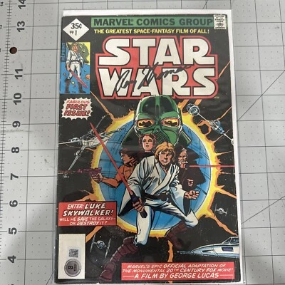 Star Wars 1-6 1977 MARVEL REPRINT Beckett  Authentication Roy Thomas Signed - Image 1 of 4