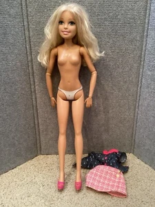 Barbie Bambola Grande 28 Pollici - 2016 Just Play Barbie - Bionda - Foto 1 di 16