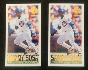 SAMMY SOSA 2 2000 Pacific Private Stock PS2000 mini Chicago Cubs FREE SHIPPING