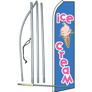 Ice Cream Complete Swooper Flag Bundle - Picture 1 of 1