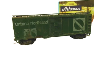 HO Gauge Athearn Blue Box "Ontario Northern" Box Car - Picture 1 of 10