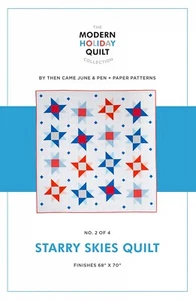 Starry Skies Quilt Pattern by The Modern Hiliday Quilt Collection - Picture 1 of 1