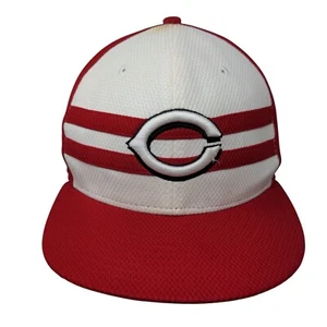 New Era 59Fifty Fitted Hat Cincinnati Reds Red White Size 7 1/4 2015 All Star - Picture 1 of 10