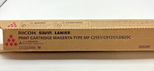 New Ricoh 841502 Toner Print Cartridge Magenta Type MP C2551/C9125/LD625C - Picture 1 of 8
