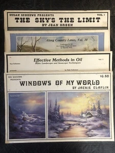 Susan Scheewe Oil Painting Books lot of 4 Sky’s The Limit Landscape Country - Picture 1 of 10